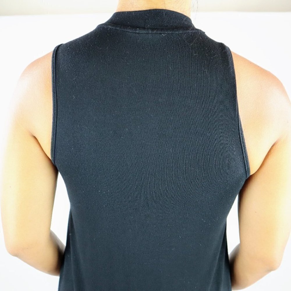 Topshop Black Stretchy Black Shift Dress - Picture 7 of 10